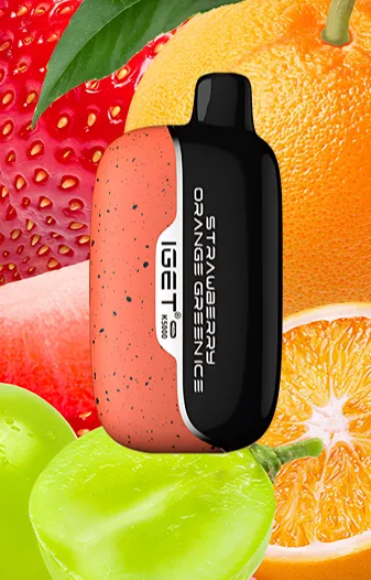 IGET MOON Strawberry orange green lce-5000PUFFS
